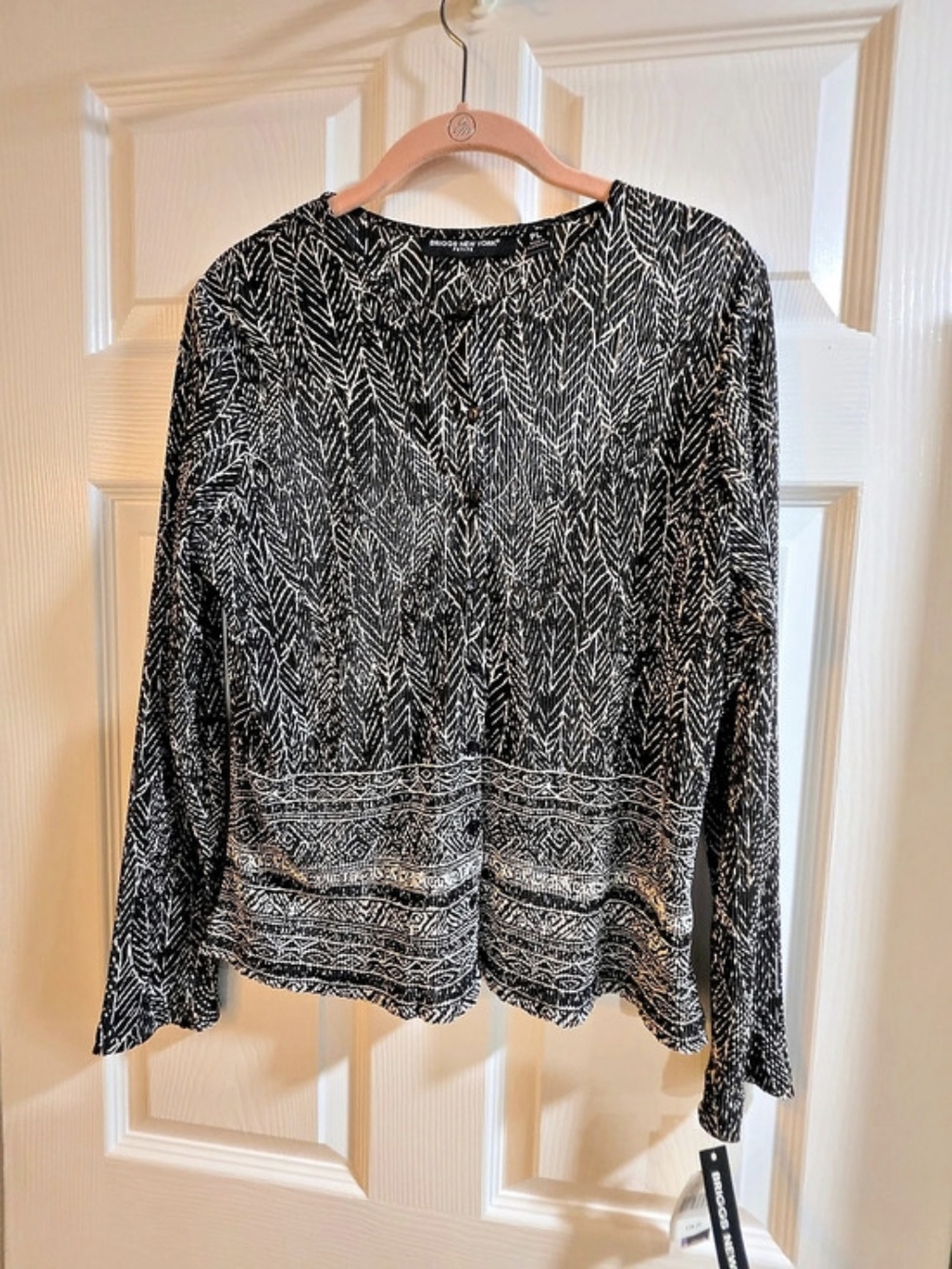 New with tags-Briggs New York -Petite Large -Top